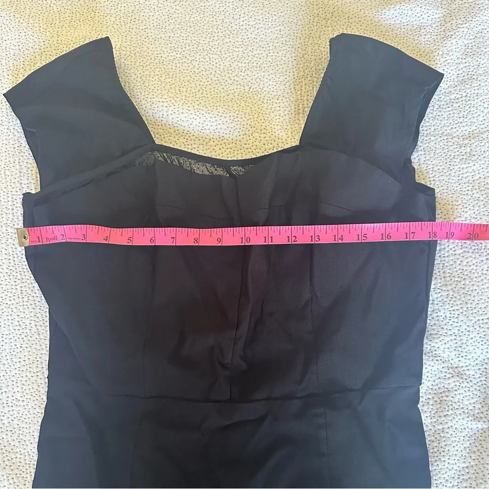 Stop Staring Beautiful Vintage Black Dress - Picture 3 of 8